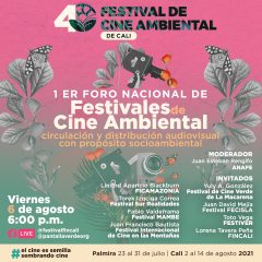 1er Foro Nacional de Festivales de cine ambiental: Circulación y distribución audiovisual con propósito social.